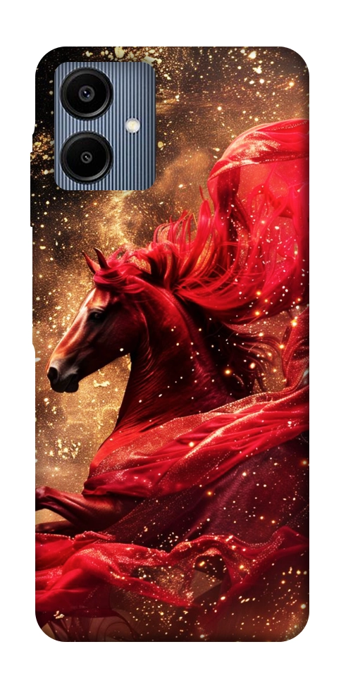 Чехол Red sparkles Horse для Galaxy A06