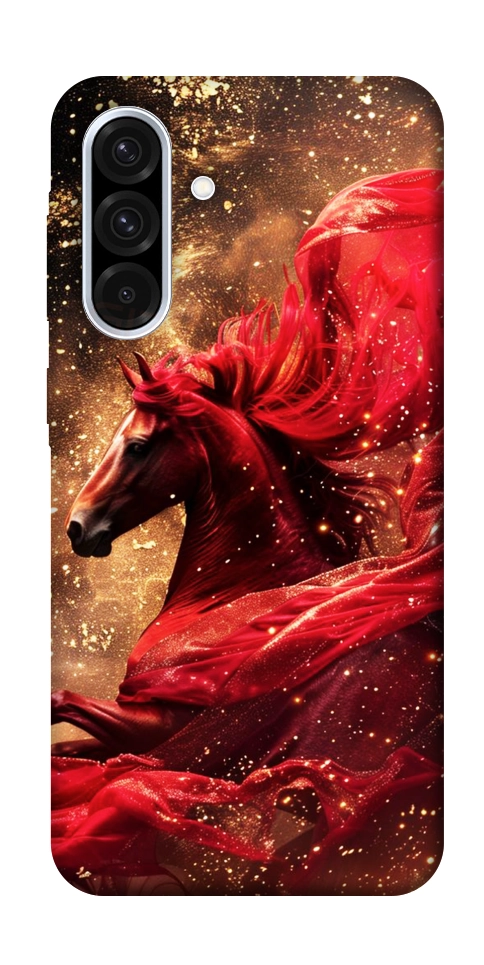 Чехол Red sparkles Horse для Galaxy A36 5G