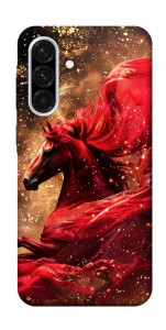 Чохол Red sparkles Horse для Galaxy A36 5G