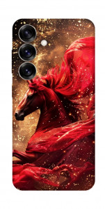 Чехол Red sparkles Horse для Galaxy S25+