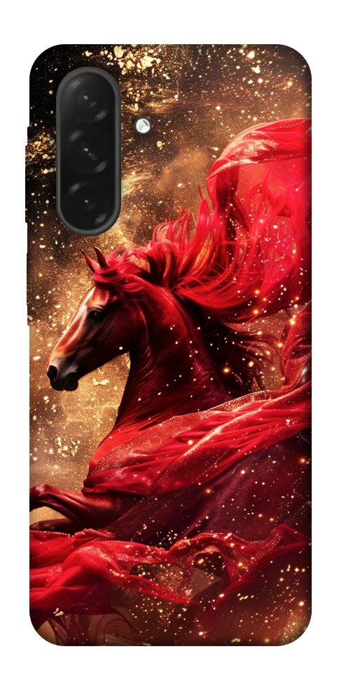 Чехол Red sparkles Horse для Galaxy A26 5G