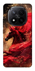 Чехол Red sparkles Horse для Xiaomi Redmi Note 14 Pro+ 5G