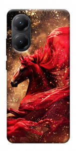 Чохол Red sparkles Horse для Xiaomi Poco X7 Pro