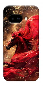 Чехол Red sparkles Horse для Google Pixel 9a