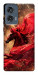 Чехол Red sparkles Horse для Motorola Edge 50 Fusion