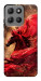 Чохол Red sparkles Horse для Motorola Moto G15 4G