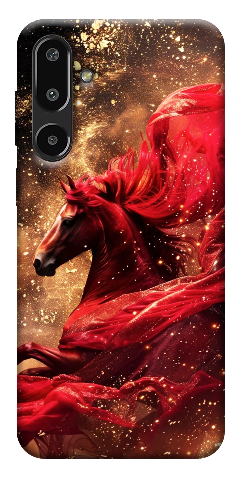 Чохол Red sparkles Horse для Galaxy F16 5G