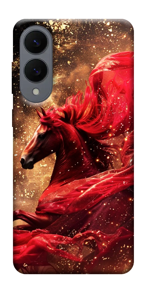 Чохол Red sparkles Horse для Galaxy S25 Edge