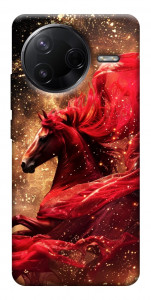 Чехол Red sparkles Horse для Xiaomi Poco F7 Pro