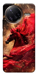 Чехол Red sparkles Horse для Xiaomi Poco F7 Ultra