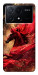 Чехол Red sparkles Horse для Xiaomi Poco X6 Pro