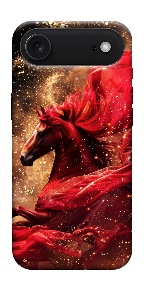 Чехол Red sparkles Horse для iPhone 17 Air