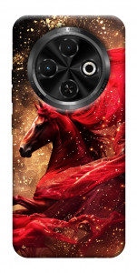 Чехол Red sparkles Horse для TECNO Spark 30C (KL5n)