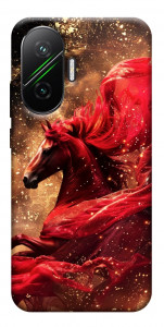 Чохол Red sparkles Horse для Xiaomi Poco F7