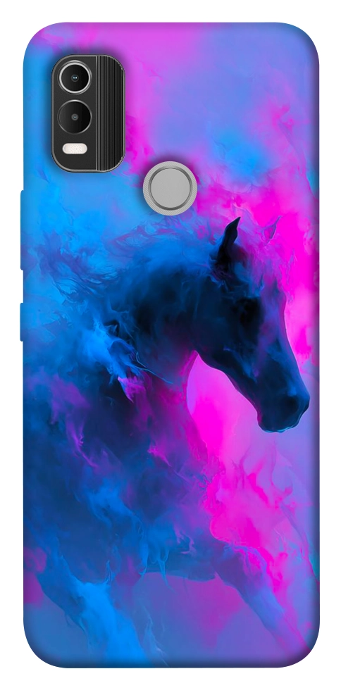 Чехол Smokey pink для Nokia C21 Plus