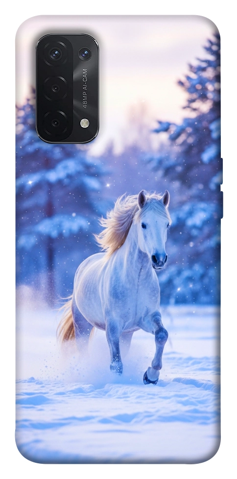 Чехол Winter Horse для Oppo A74 5G