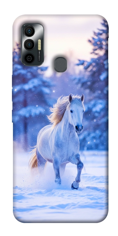 Чехол Winter Horse для TECNO Spark 7