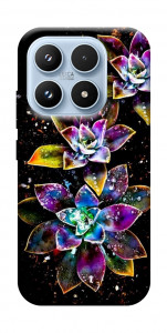 Чехол Flowers on black для Xiaomi 17