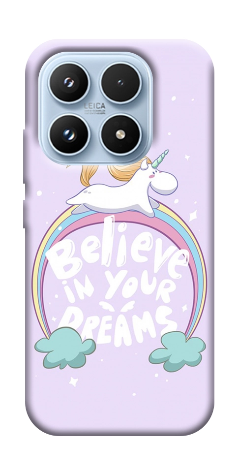 Чехол Believe in your dreams unicorn для Xiaomi 17