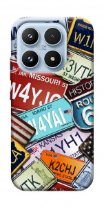 Чехол License plate для Xiaomi 17