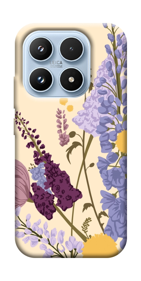 Чехол Flowers art для Xiaomi 17