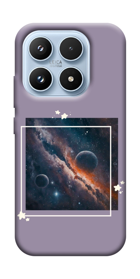 Чехол Космос в квадрате для Xiaomi 17