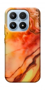 Чехол Красный коралл мрамор для Xiaomi 17