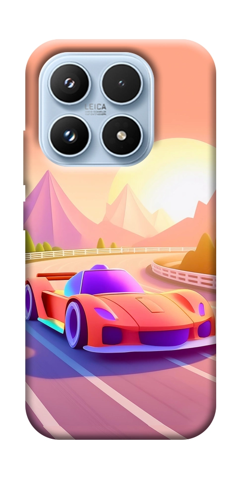 Чехол Машинка на закате для Xiaomi 17