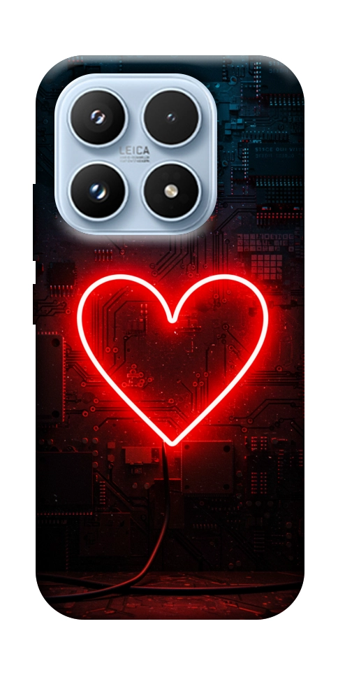 Чехол Яркое сердце для Xiaomi 17