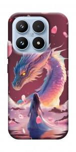 Чехол Girl and dragon для Xiaomi 17