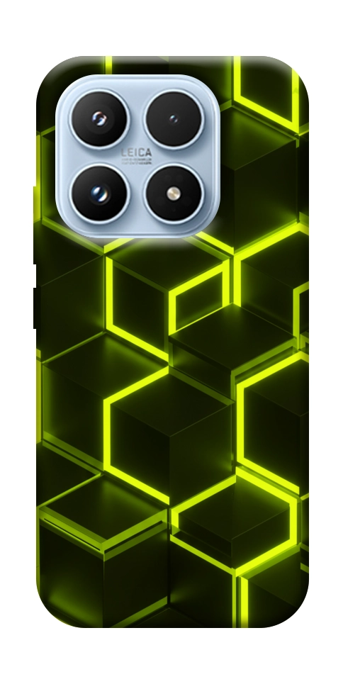 Чехол Neon hexagon для Xiaomi 17