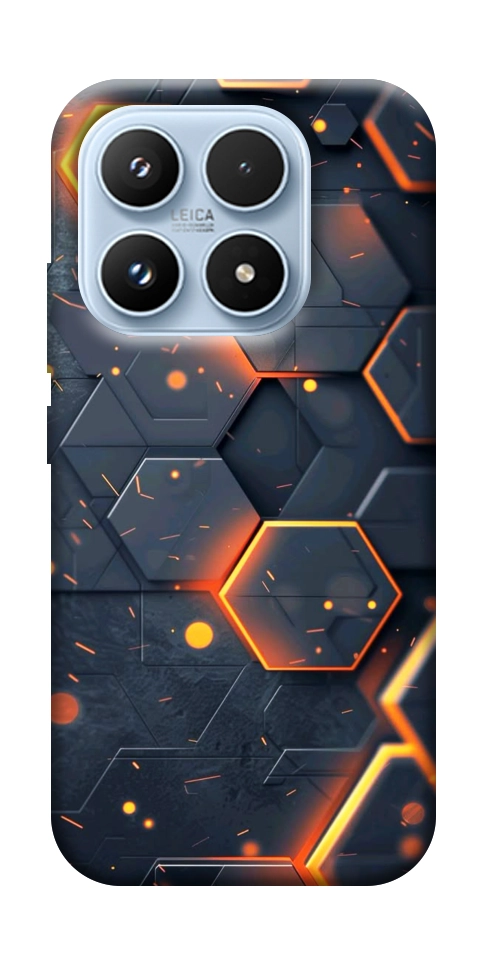 Чехол Burning hex pattern для Xiaomi 17