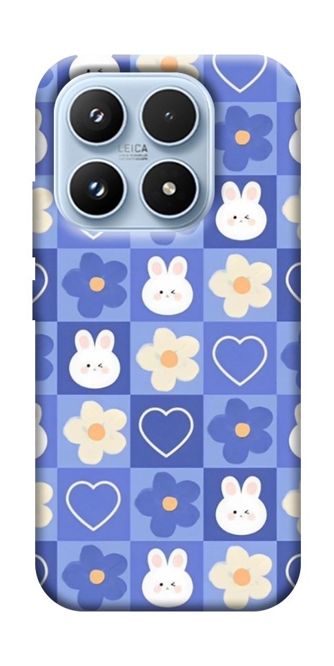 Чехол Кролики-цветочки для Xiaomi 17