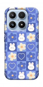 Чехол Кролики-цветочки для Xiaomi 17