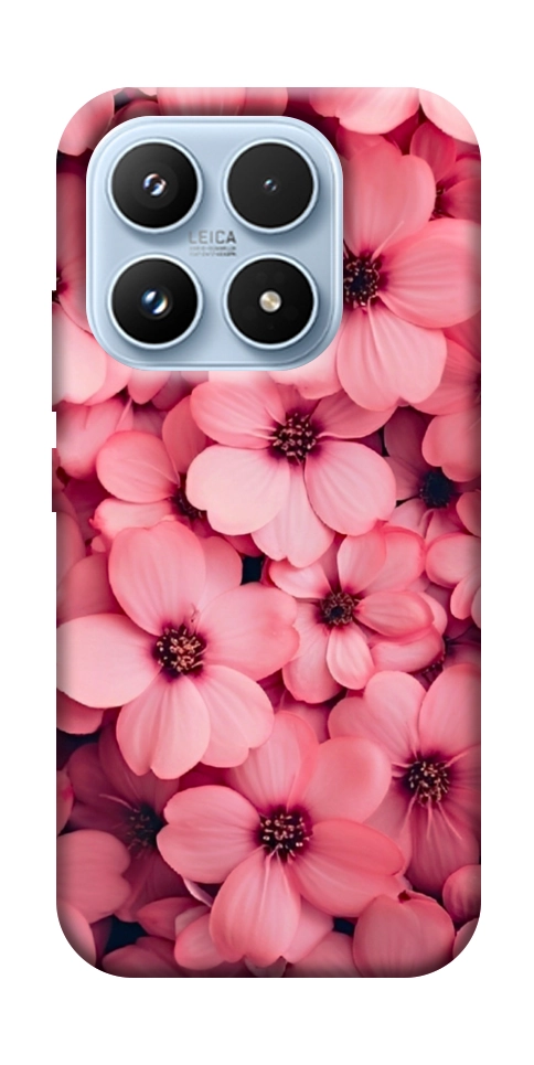 Чехол Pink flowers для Xiaomi 17