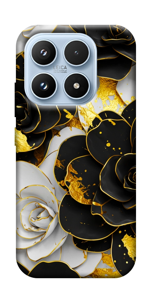 Чехол Flower black-white для Xiaomi 17
