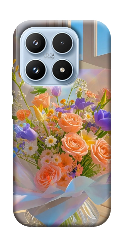 Чехол Яркий букет для Xiaomi 17