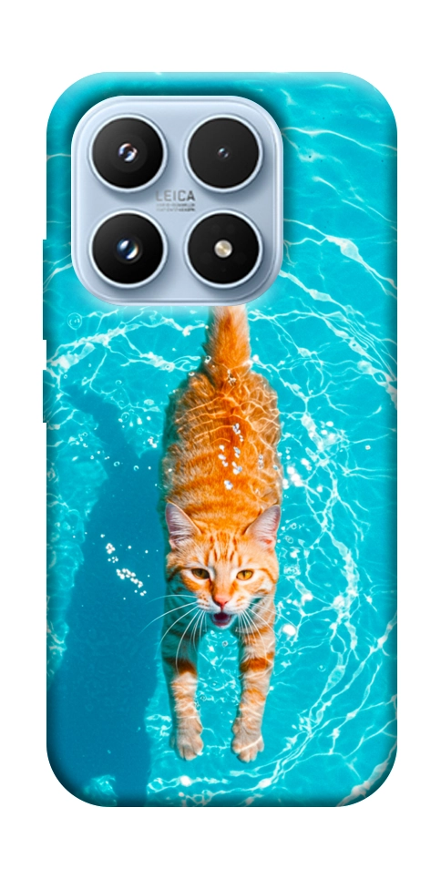 Чехол Cat swimming для Xiaomi 17