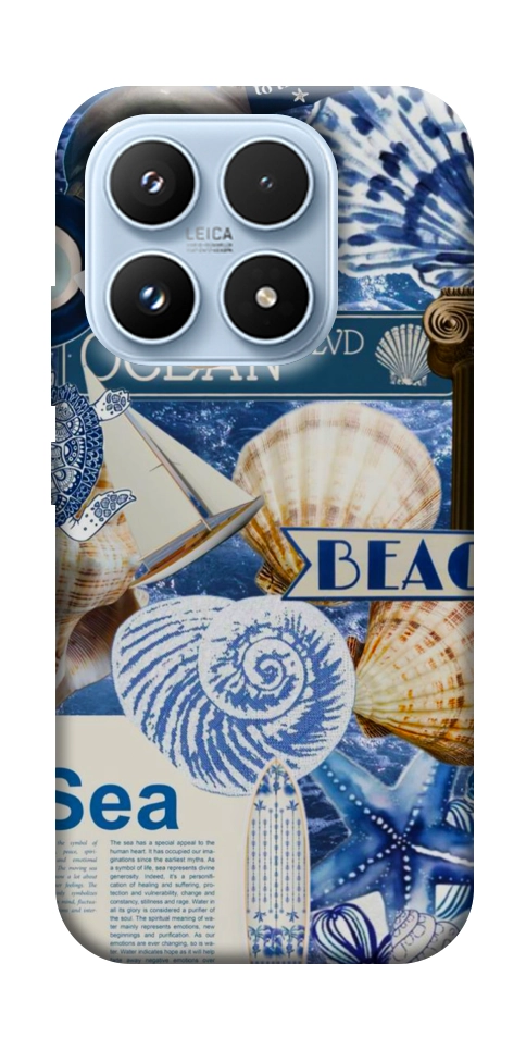 Чехол Морской коллаж для Xiaomi 17