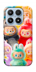 Чохол Rainbow labubu для Xiaomi 17