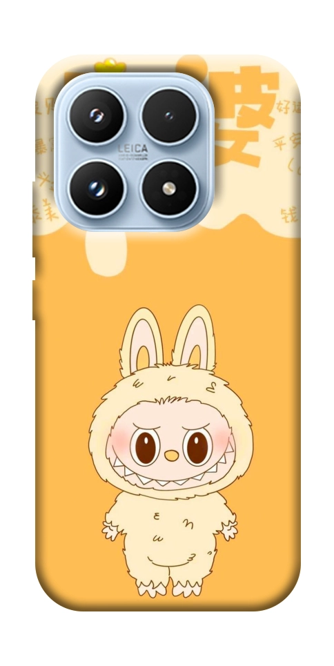 Чехол Yellow labubu для Xiaomi 17