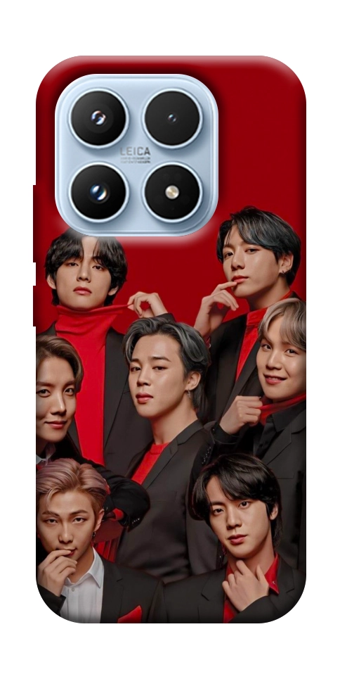Чехол BTS in red для Xiaomi 17