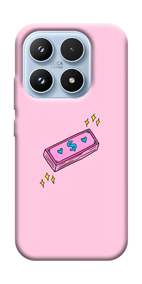 Чехол Simple pink money для Xiaomi 17