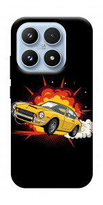 Чехол Retro comics car black для Xiaomi 17