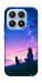 Чехол Space girl and cat для Xiaomi 17