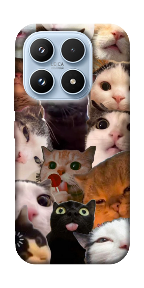 Чехол Сats сollage для Xiaomi 17