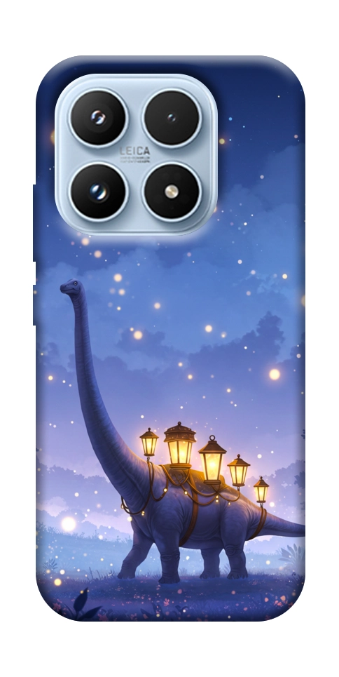 Чехол Lanterns dino для Xiaomi 17