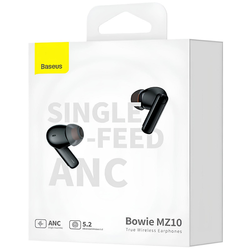 Заказать Беспроводные TWS наушники Baseus Bowie MZ10 ANC (NGTW34000) (Black) на vchehle.ua