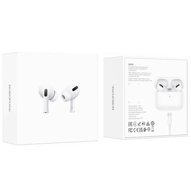 Заказать Беспроводные TWS наушники Borofone BW80 (White) на vchehle.ua