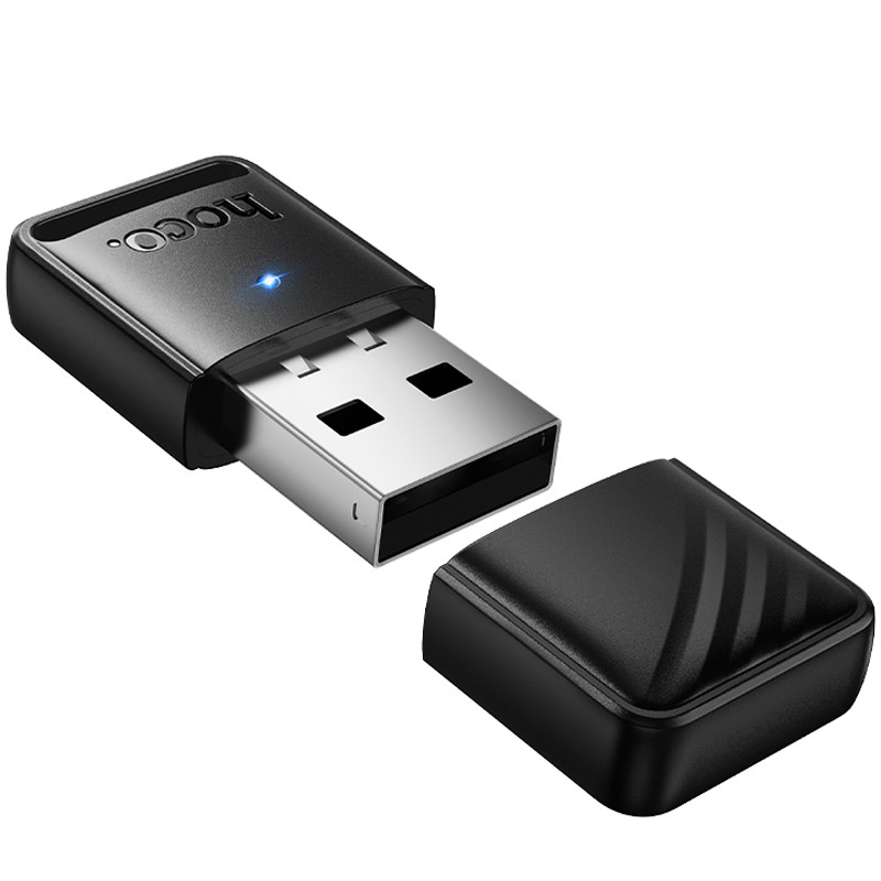 Bluetooth адаптер Hoco UA42 BT5.4 (Black) в магазине vchehle.ua